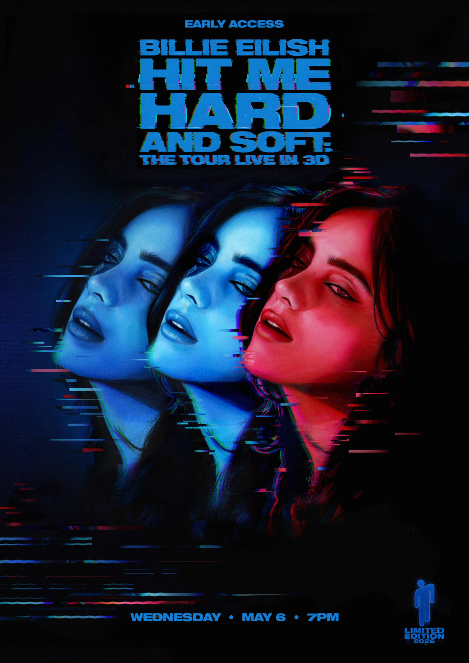 Paramount Pictures - Billie Eilish Hit Me Hard And Soft Tour Movie Poster